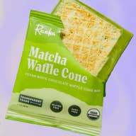 Raaka Matcha Waffle Cone