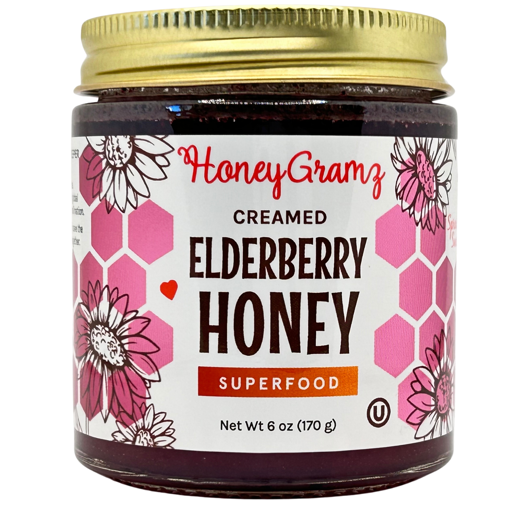 Organic Elderberry Honey – HoneyGramz