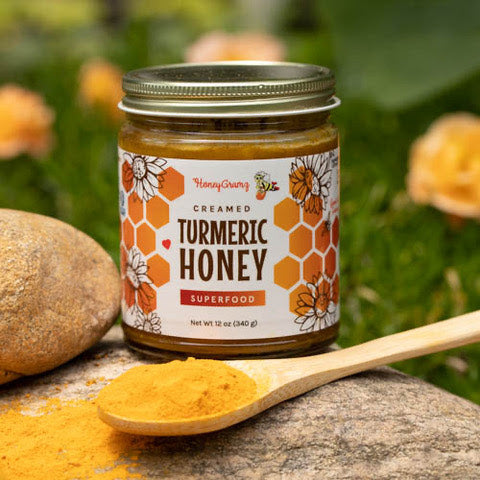 Organic Turmeric Honey  HoneyGramz