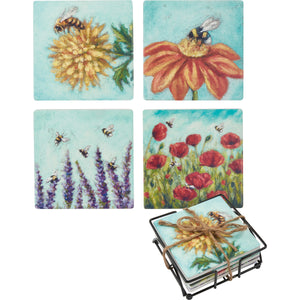 
            
                Load image into Gallery viewer, Spring Flowers Coaster Set
            
        