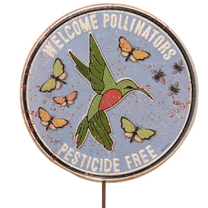 Welcome Pollinators Sign