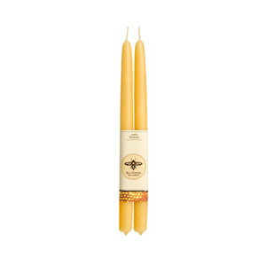 Beeswax Tapers (2 Pack)