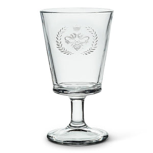 Bee Crest Wine Glass