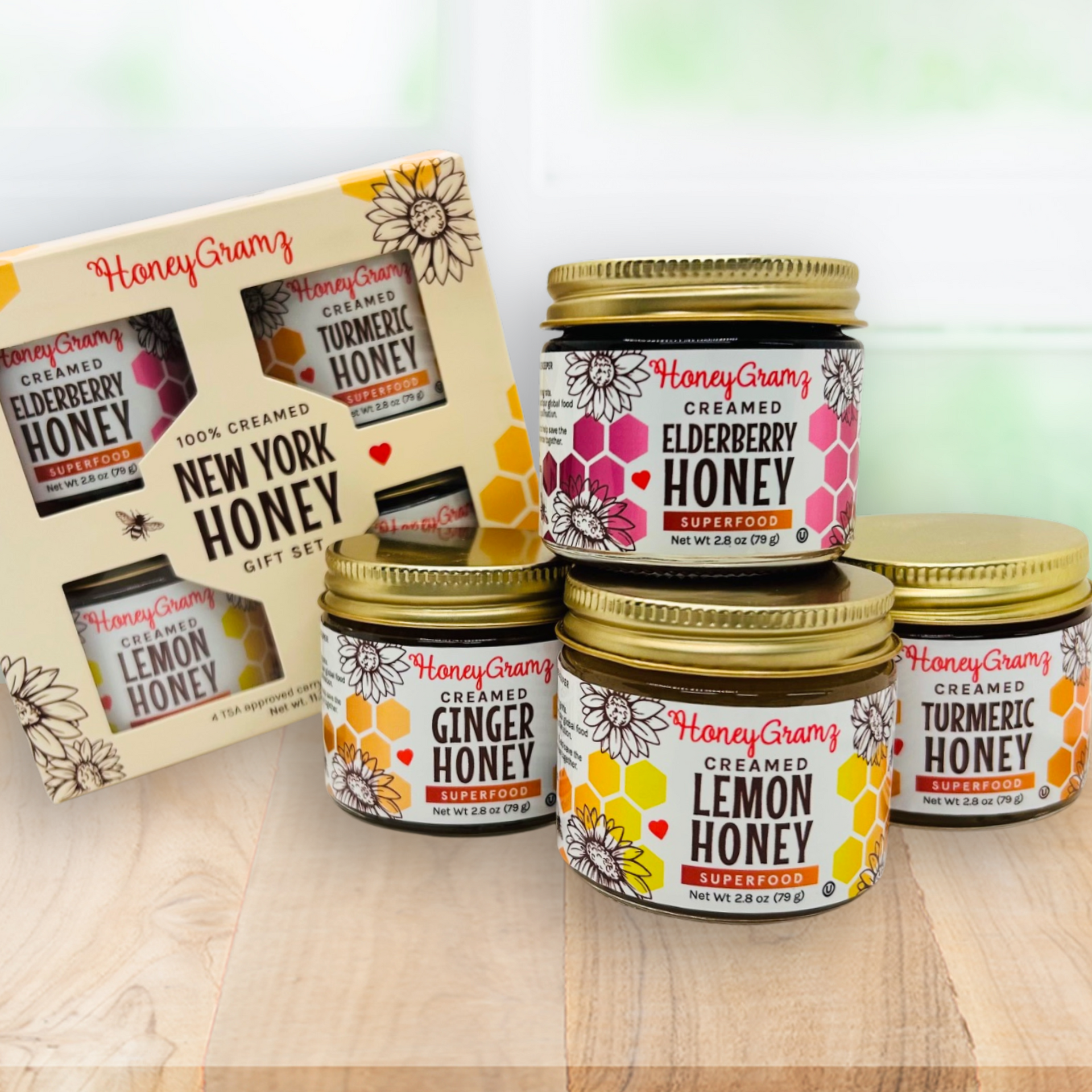 New York Creamed Honey Gift Set – HoneyGramz
