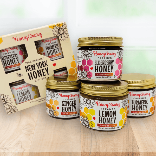 New York Creamed Honey Gift Set – HoneyGramz New York Creamed Honey Gift Set – HoneyGramz