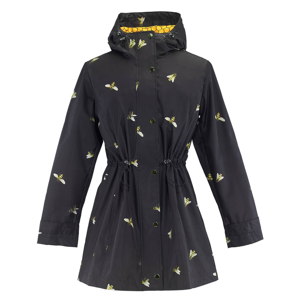 Bees Raincoat (Black)