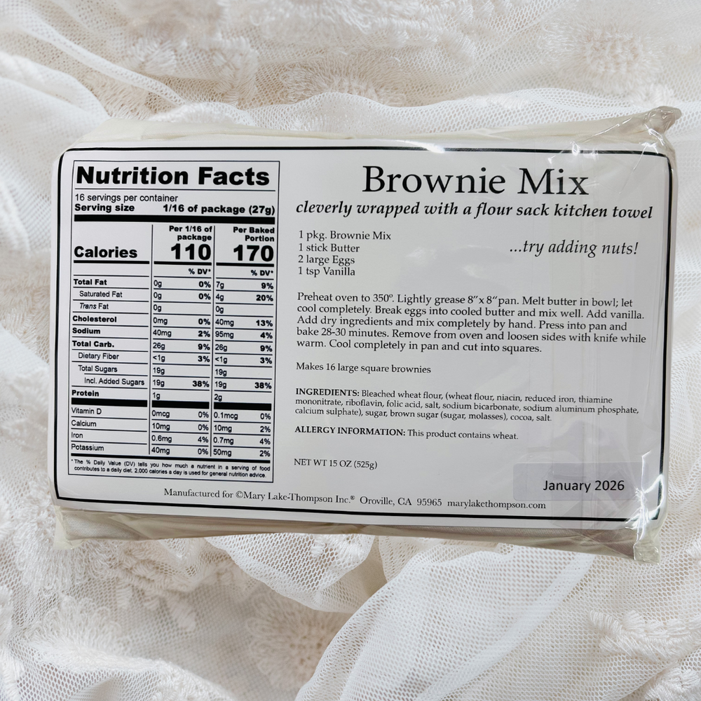 Zinnia Jar - Brownie Mix