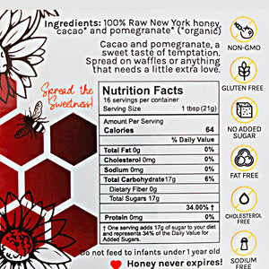 Organic Chocolate Pomegranate Honey