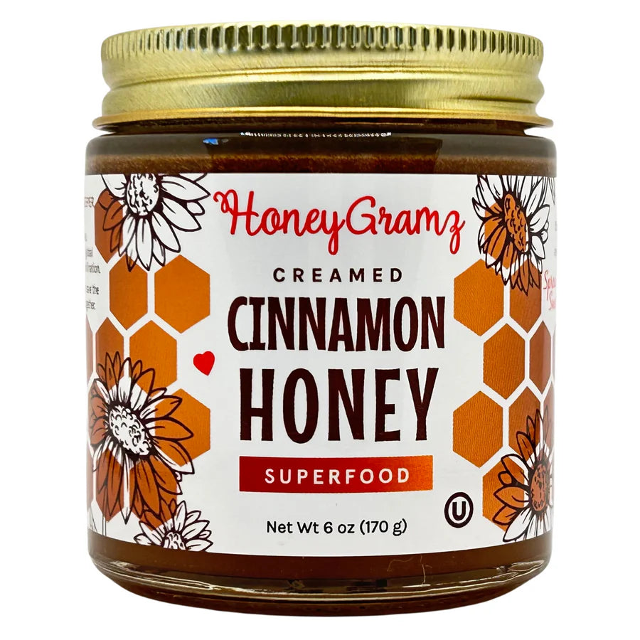 Spread The Sweetness & Save 20%: Choose 6 Creamed Honey + Free Shipping + Free Honey Dipper!