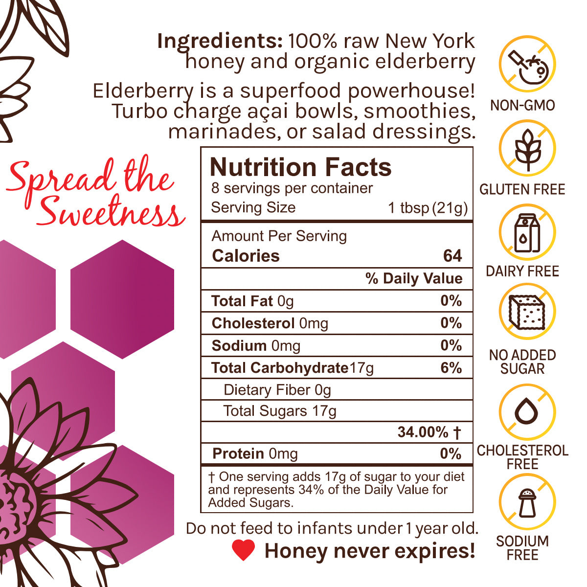 Superfood Creamed Honey Trio – HoneyGramz