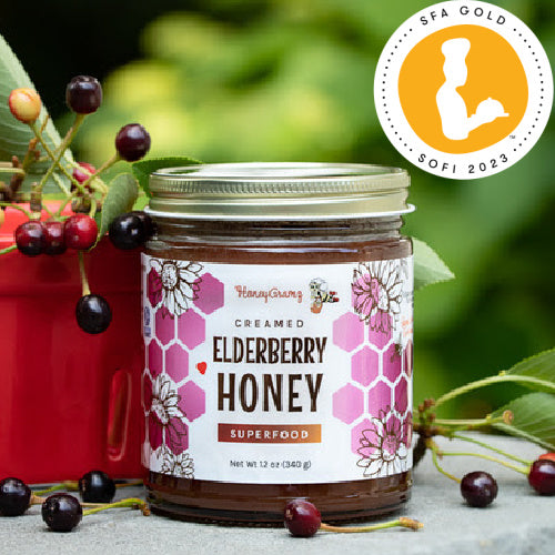 Organic Elderberry Honey