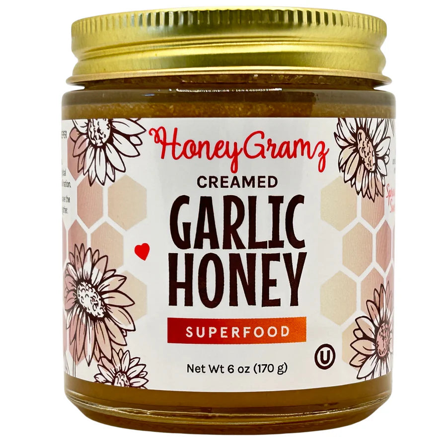 Spread The Sweetness & Save 20%: Choose 6 Creamed Honey + Free Shipping + Free Honey Dipper!
