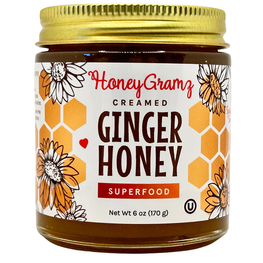 Spread The Sweetness & Save 20%: Choose 6 Creamed Honey + Free Shipping + Free Honey Dipper!