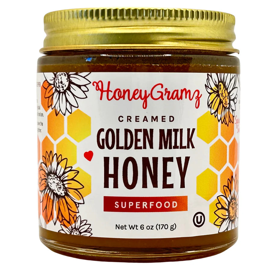 Spread The Sweetness & Save 20%: Choose 6 Creamed Honey + Free Shipping + Free Honey Dipper!