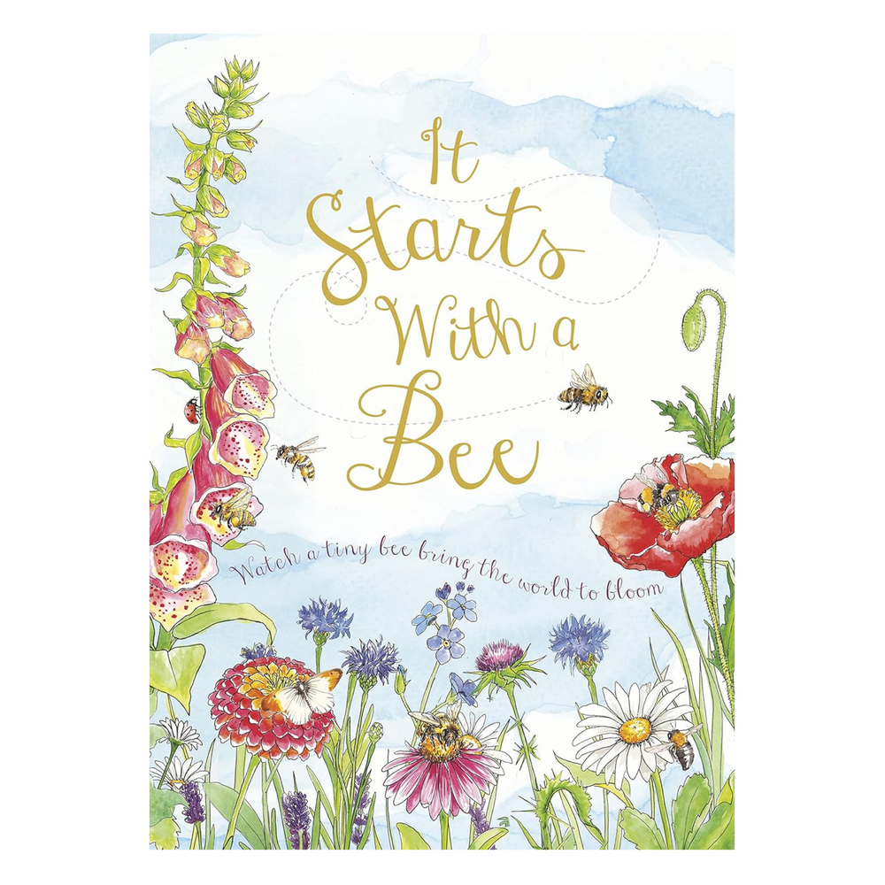 It Starts With A Bee Watch a tiny bee bring the world to bloom