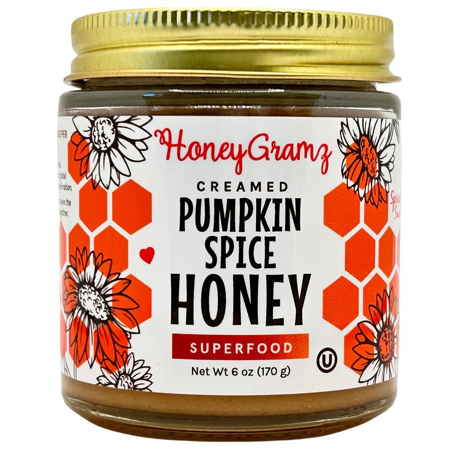 Spread The Sweetness & Save 20%: Choose 6 Creamed Honey + Free Shipping + Free Honey Dipper!