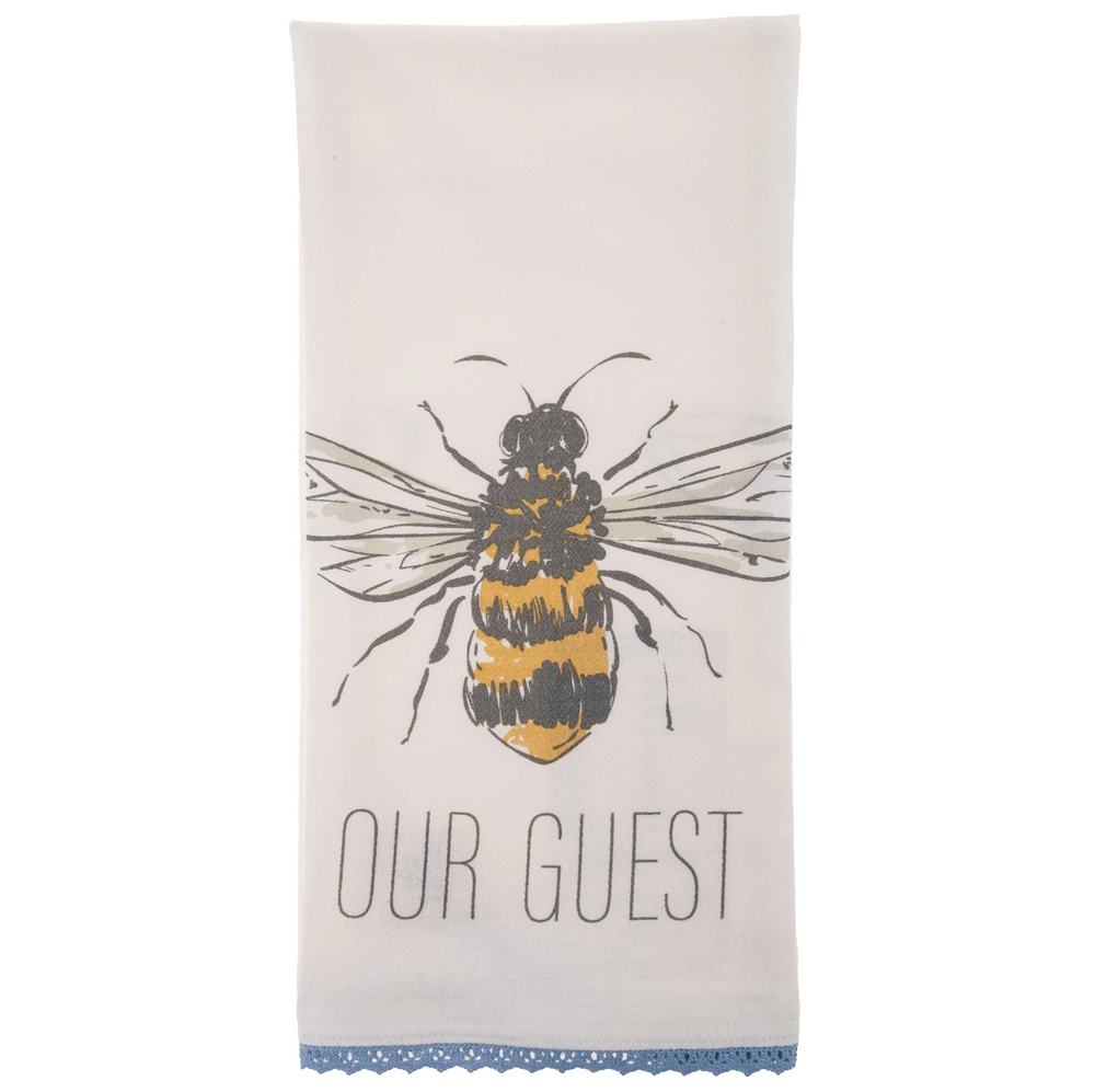 
            
                Load image into Gallery viewer, Bee Our Guest Tea Towel
            
        