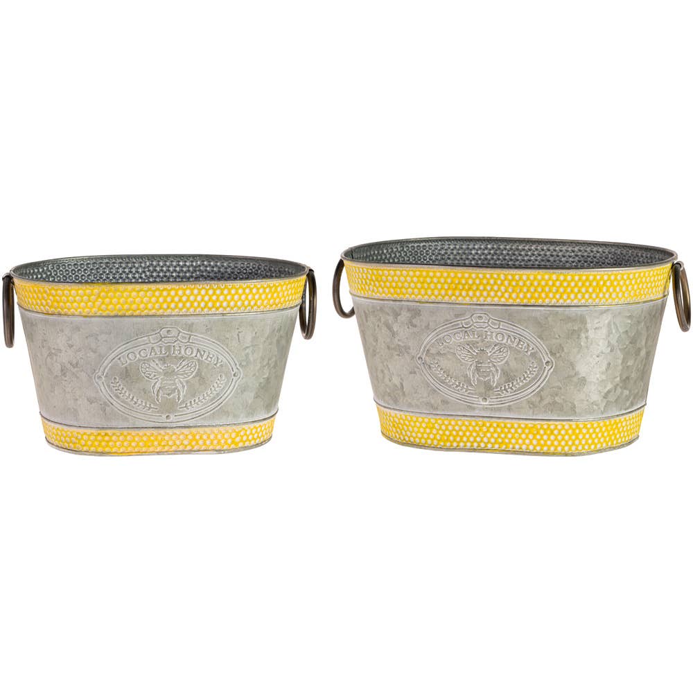 Local Honey Oval Tins Set