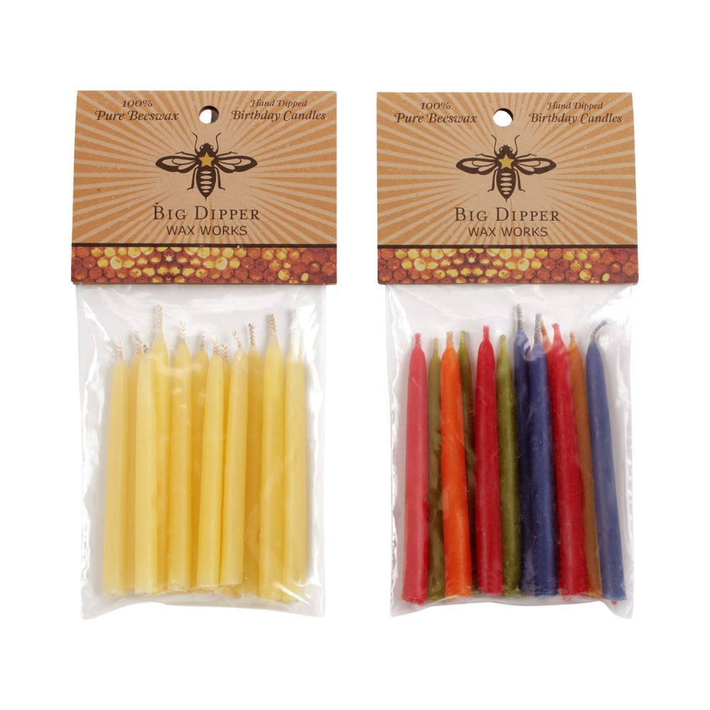 Beeswax Birthday Candles