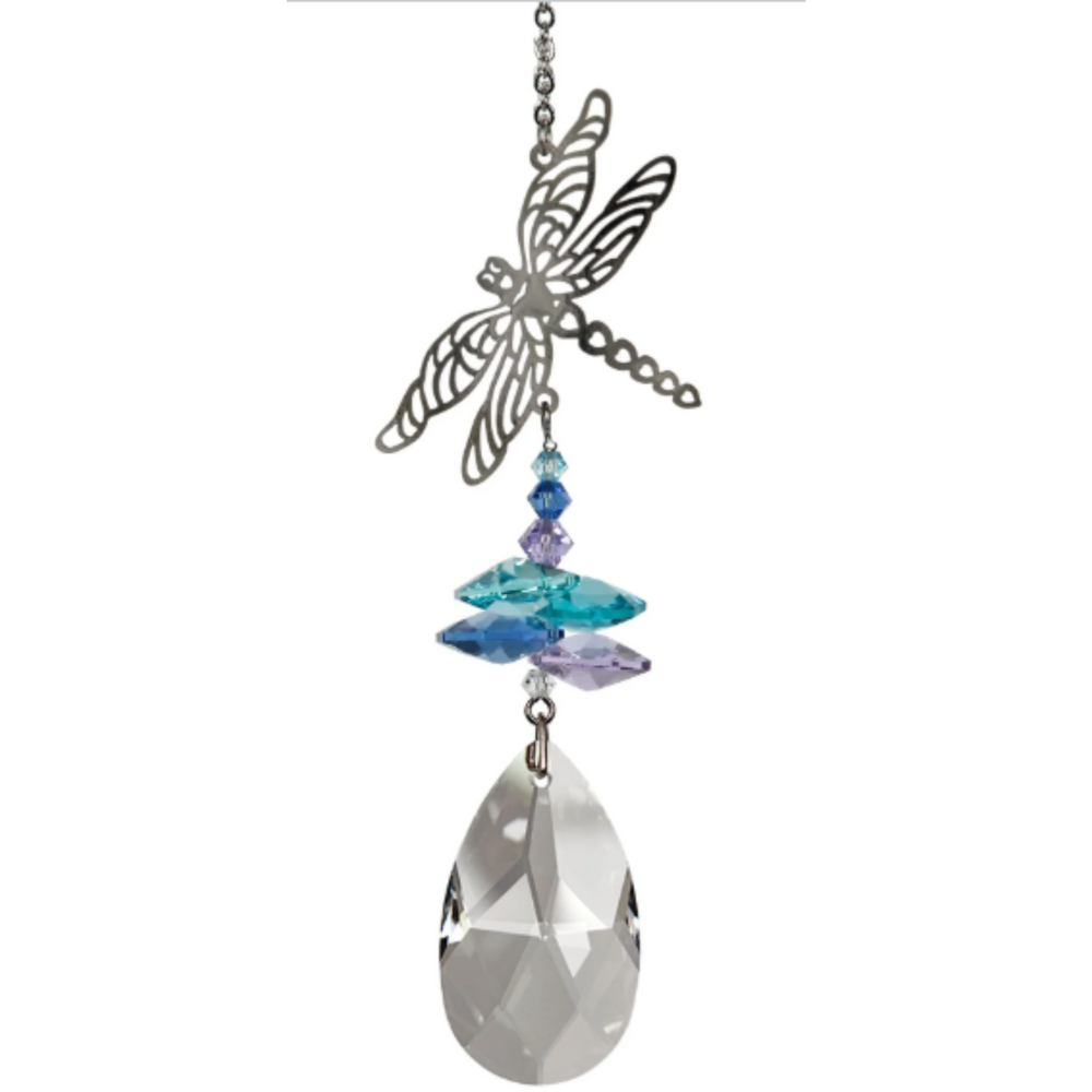 Woodstock Chimes - Crystal Fantasy Dragonfly Suncatcher