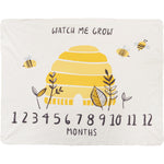 Milestone Blanket - Watch Me Grow (Bees)