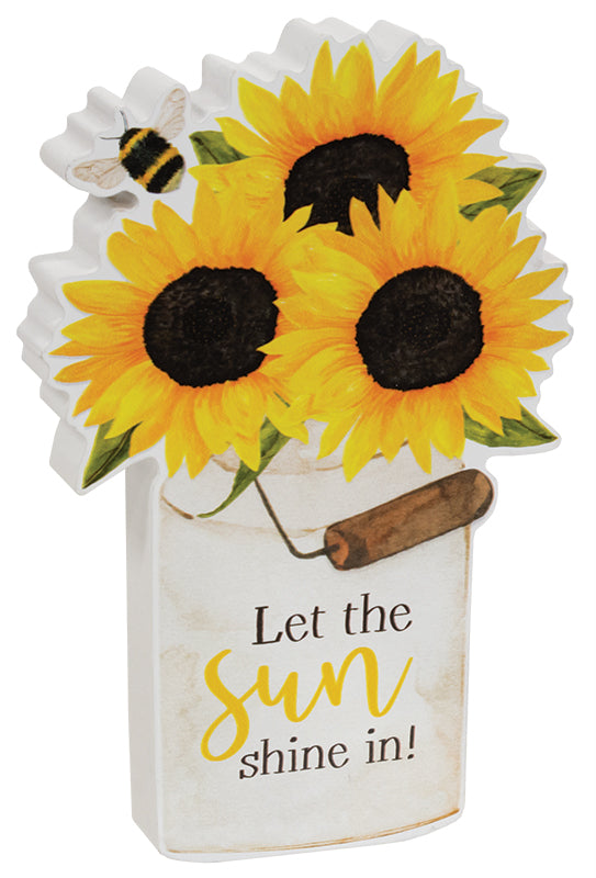 Sunflower Bucket Sitter - "Let The Sun Shine In!"