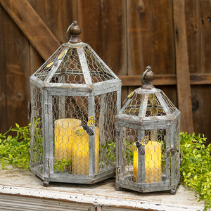 Rustic Bee metal Birdcage