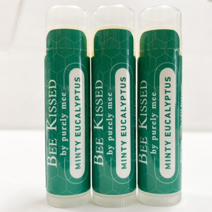 
            
                Load image into Gallery viewer, Bee Kissed Organic Lip Balms - Minty Eucalyptus
            
        