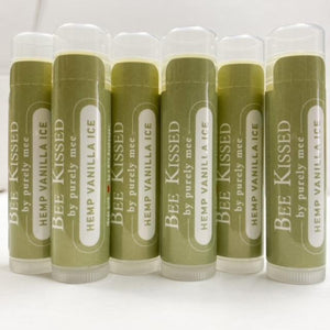 Bee Kissed Organic Lip Balm - Hemp Vanilla Ice