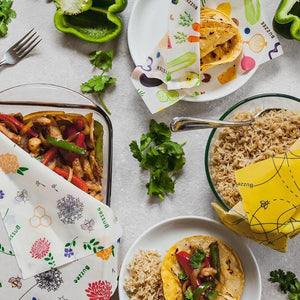 Reusable Beeswax Food Wrap 3-Pack