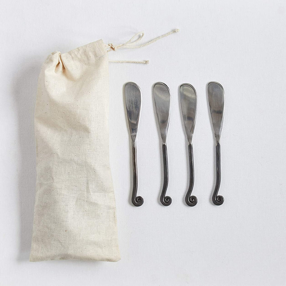 Canapé Knives - Black Handle