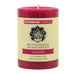 Goddess Aromatherapy Beeswax Candle