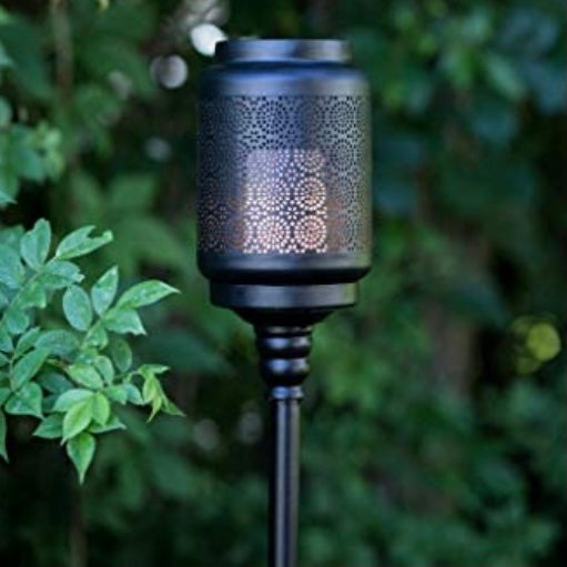 Garden Torch - Outdoor/Indoor with LED Simulated Fire Base
