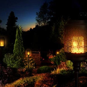 Garden Torch - Outdoor/Indoor with LED Simulated Fire Base