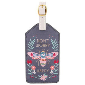Luggage Tag - Don't Worry Bee Happy