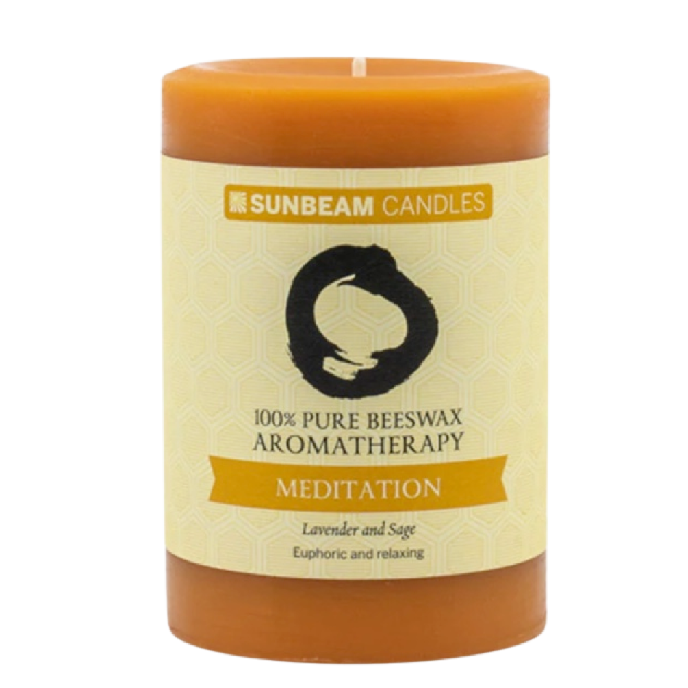 Meditation Aromatherapy Beeswax Candle
