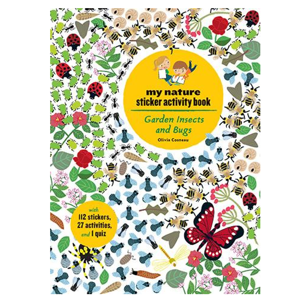 Insect Activity Books Garden Insects and Bugs: My Nature Sticker Activity Book – HoneyGramz