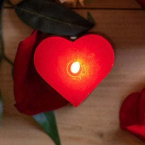 Heart Beeswax Candle