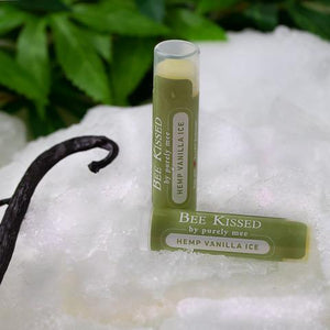 Bee Kissed Organic Lip Balm - Hemp Vanilla Ice