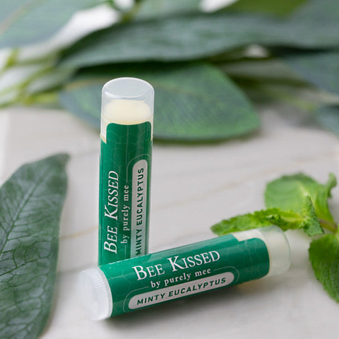 organic mint eucalyptus lip balm