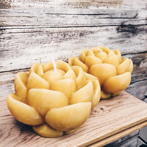 Lotus Beeswax Candle