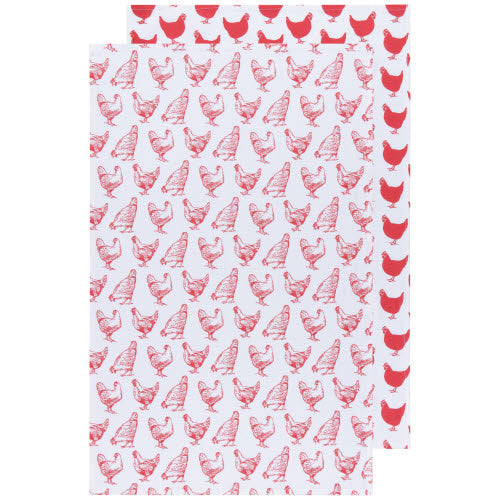 Flour Sack Tea Towels - Set of 2