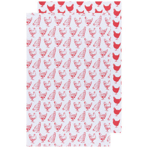 Flour Sack Tea Towels - Set of 2